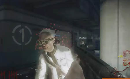 Black Ops Zombie Scientist on Five map. The zombie scientist (or Pentagon 