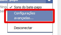 Facebook bate papo