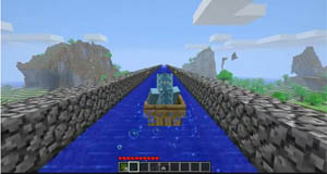 Minecraft Water Slide