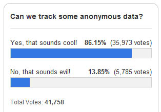 minecraft poll - tracking