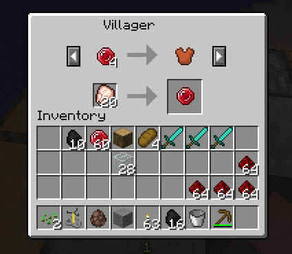 Minecraft Trading and Currency