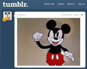 Tumblr - Mickey Mouse