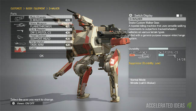 D-Walker with Flamethrower