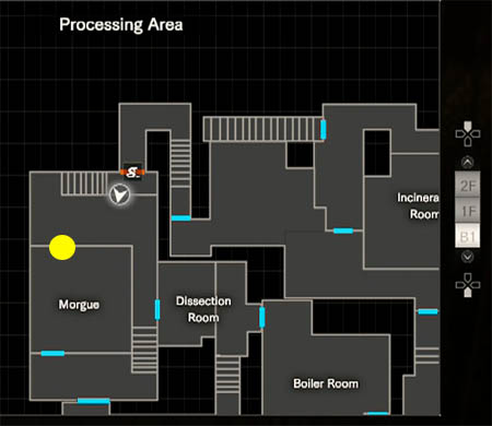Processing Area map