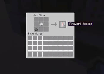 Minecraft - Firework rocket