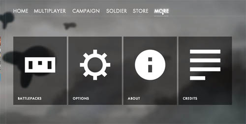 Main menu screenshot