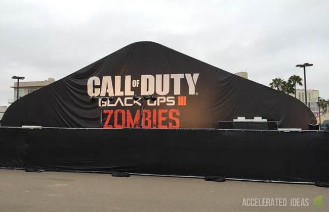 Exhibition tent for Black Ops 3 Zombies
