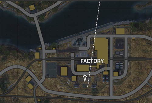 Factory helipad location