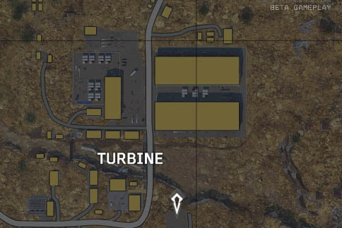 Turbine helipad location