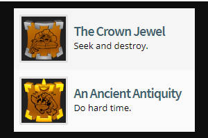 Lost Treasures Trophies