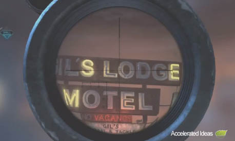 COD Extinction - Girls Lodge Motel Sign