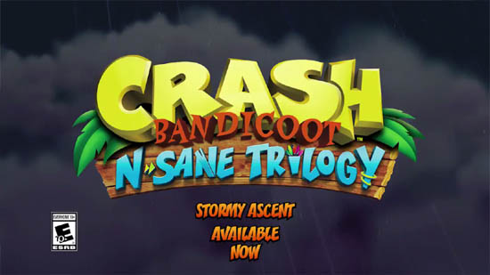 Crash Bandicoot - Stormy Ascent promotional image