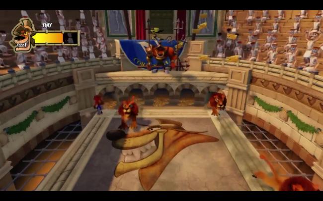 Tiny Tiger fight - Cheese Easter Egg