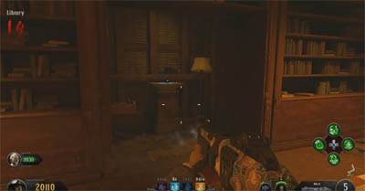 Hidden bookshelf room