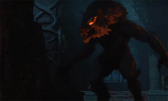 Werewolf boss fight