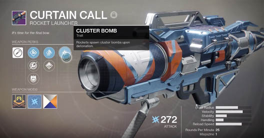 Curtain Call Rocket Launcher