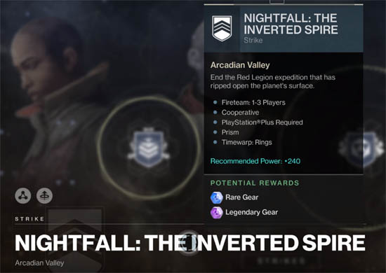 Nightfall - Inverted Spire modiifers