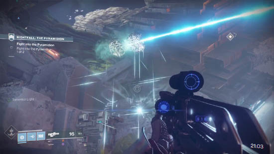 Fight into the Pyramidion