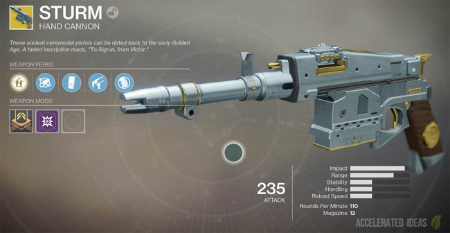 Sturm exotic weapon overview