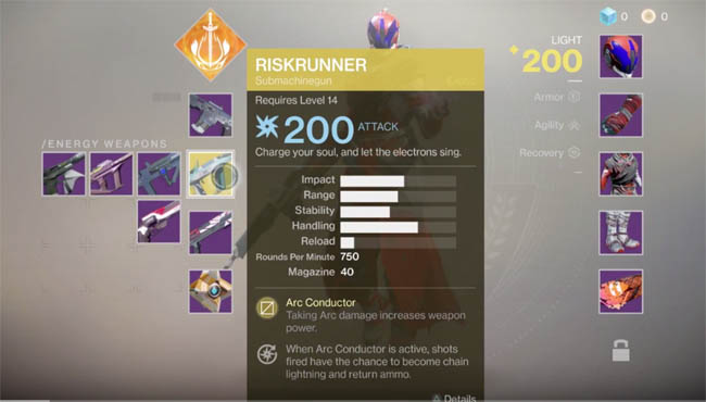 Risk Runner exotic