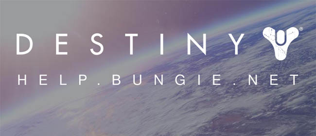 Bungie Help Website