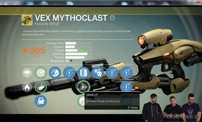 Exotic weapon upgraded