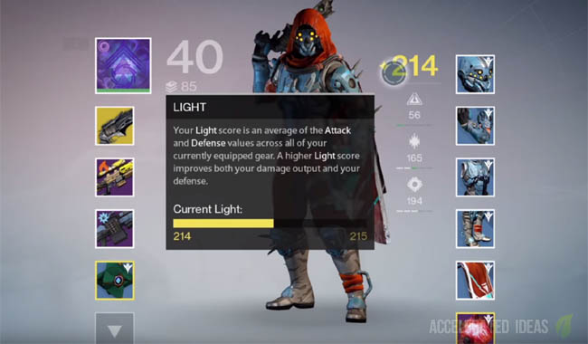 The Taken King - Light Level is now Light Score, Here’s How it Works