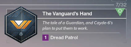 Vanguards Hand quest
