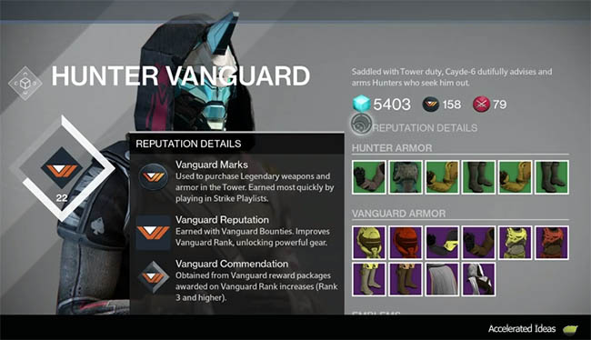 Vanguard Vendor - Commendation Message