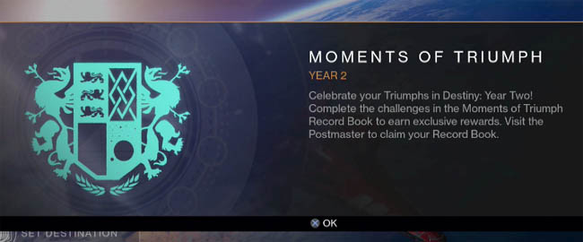 Year 2 Moments of Triumph - Record Book