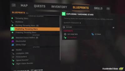 Dying Light - Crafting and Blueprints Guide