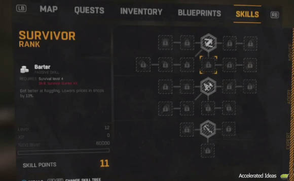 Dying Light - Skill Trees (Power, Agility and Survivor) | Accelerated Ideas