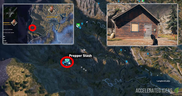Unwelcome Guest - Jacob's Region Prepper Stash map