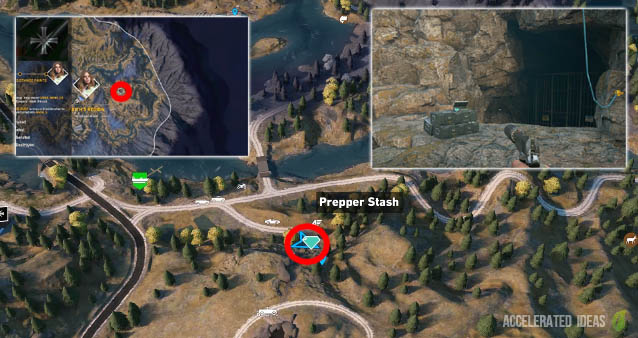 Angel's Grave - Faith's Region Prepper Stash map