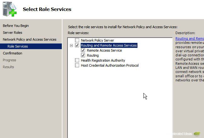 Routing and Remote Access Services