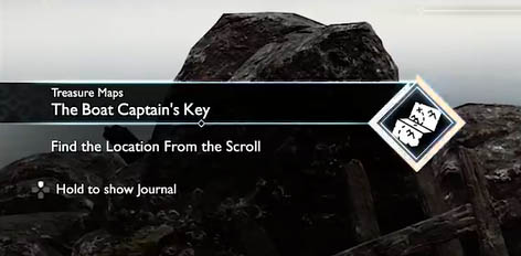 Treasure map notification