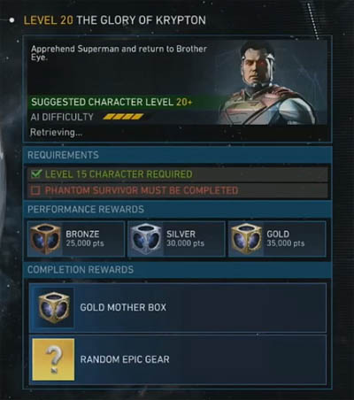 Multiverse example rewards