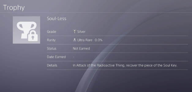 Trophy from Attack of the Radioactive Thing