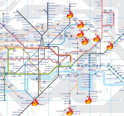 London Riot Map