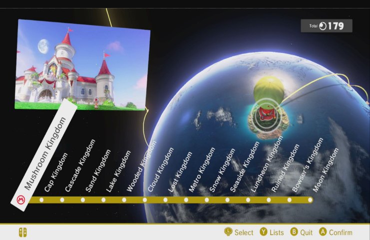 List Of All Kingdoms And Power Moons In Super Mario Odyssey