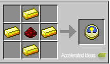 MCPE 0.8.0 Clock Recipe