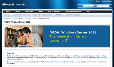 New Windows Server 2012 Certifications and Exams - MCSA and MCSE