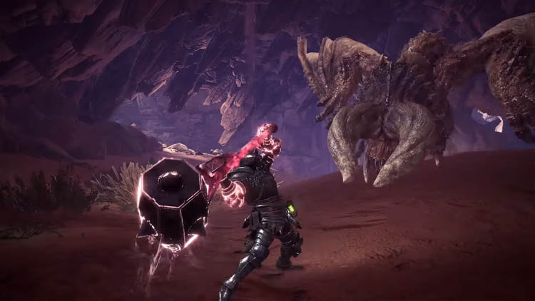 Charged hammer attack screenshot