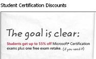 Microsoft certification discount for students ending soon