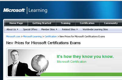 Microsoft to increase MCP exam price