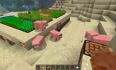 Download Minecraft 12w38a - New Witch mob and Bat mob