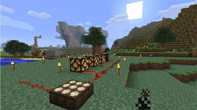 Minecraft Snapshot 13w01a New Features - Daylight Detector, Analog Redstone