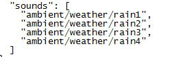 Sounds.json - Sound Entries