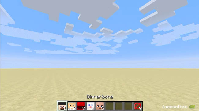 Minecraft 14w19a - Spectator Menu select player