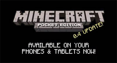 Download Minecraft Pocket Edition 0.4 Update - Chests, Beds, Creepers and TNT!